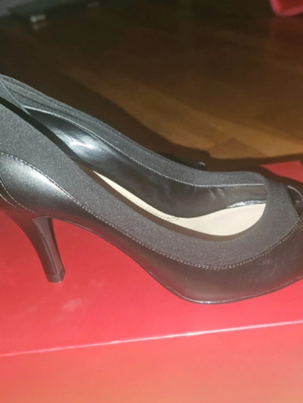 Ellen Tracy "Bertha" Peeptoe Pump - Picture 3 of 4